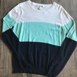 COLOR BLOCK SWEATER